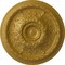 Ekena Millwork Stockport Ceiling Medallion (Fits Canopies up to 6 1/4"), Hnd-Painted Pharaohs Gold, 28"OD x 2 3/4"P CM28STPGS - alternate 1